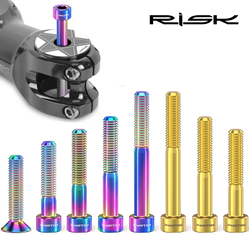 Snapback Hat Flat - RISK-tornillo de perno de titanio para